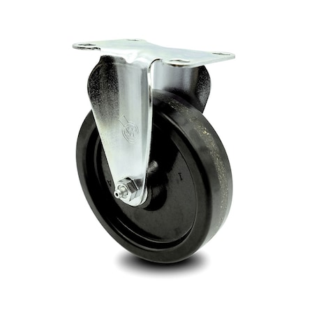 Service Caster 5 Inch Phenolic Wheel Rigid Top Plate Caster SCC-20R514-PHS-TP2